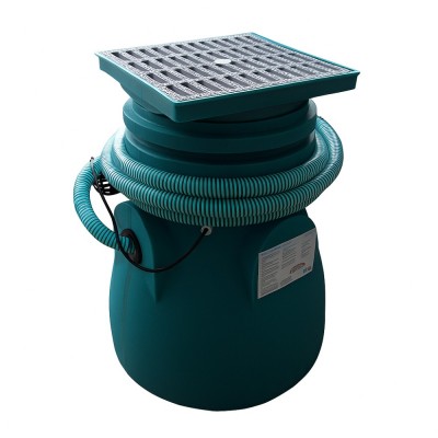 Wastewater pumping station with TWINGO 300 pump, for built-in installation – capacity 75 L, power 0.33 kW, flow 0.15 m³/h, head 5.8 m - Productenvergelijking