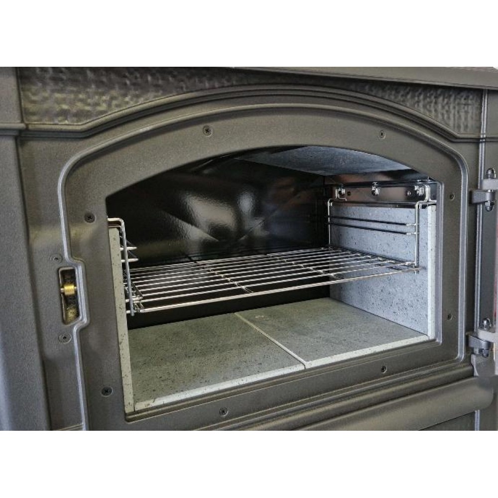 Italiaanse gietijzeren houtkachel met oven La Nordica Isotta Forno, 9.7kW | Gietijzeren haarden | Haarden |