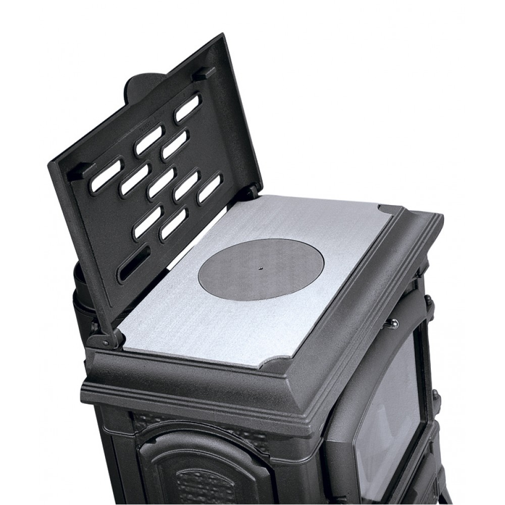 Italiaanse gietijzeren houtkachel La Nordica Isetta CC Lean met kookplaat, 7.7kW | Houtkachels |  |