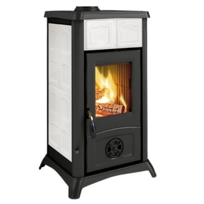 Italiaanse houtkachel La Nordica Gemma wit, 6.5kW - La Nordica
