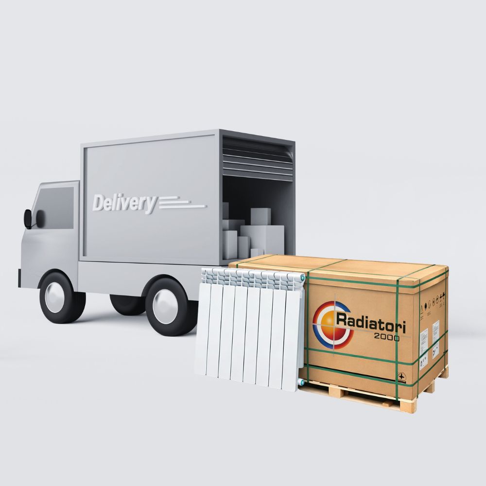 Complete set aluminium radiatoren Helyos Evo H700, 6 stuks x 10 secties | Aluminium radiatoren | Radiatoren |