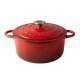 Geëmailleerde gietijzeren pot La Nordica, Rond, Ф28 | Gietijzeren pot |  |
