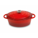 Geëmailleerde gietijzeren pot La Nordica, Ovaal, Ф29 | Gietijzeren pot |  |