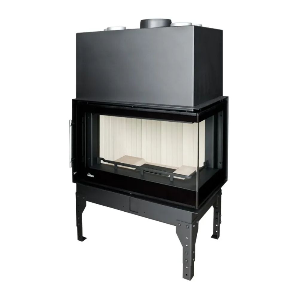 Inbouw haard UNIFLAM 860 EVO PBS met luchtkanalen en luchttoevoer, rechterzijde, 15 kW | Moderne haarden | Haarden |