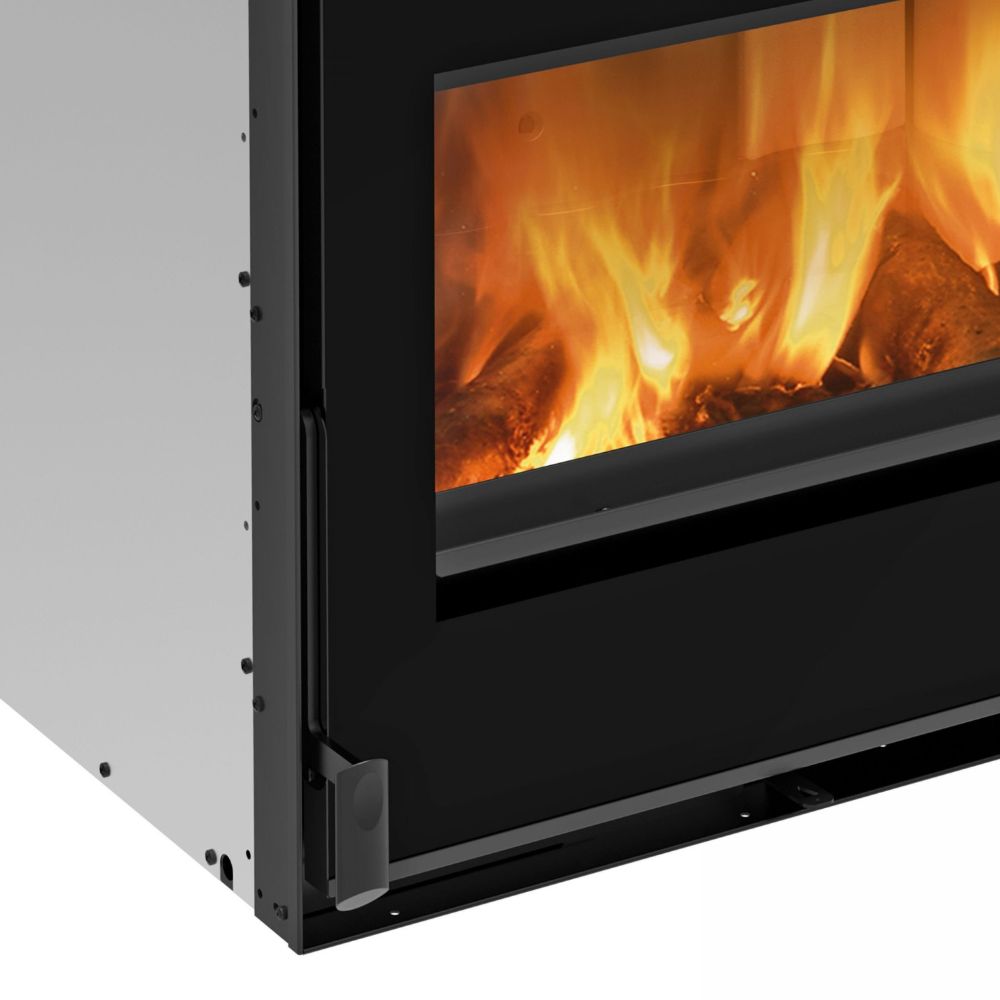 Italiaanse inbouw gietijzeren haard La Nordica 80 crystal Evo, 7.4kW | Gietijzeren haarden | Haarden |