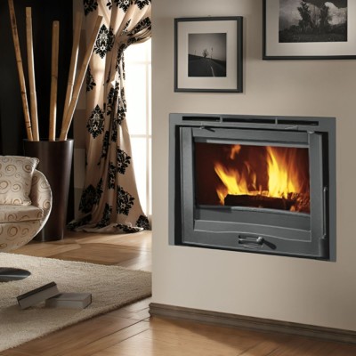 Italiaanse inbouw gietijzeren haard La Nordica Inserto 70 H49, 6.7kW - La Nordica