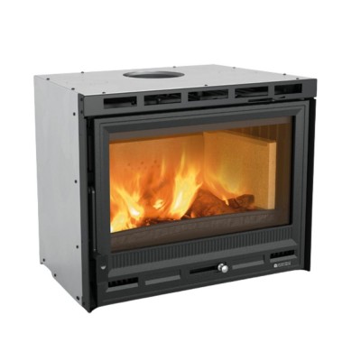 Italiaanse inbouw gietijzeren haard La Nordica Inserto 70 L 4.0 ventilato, 7.8kW - La Nordica
