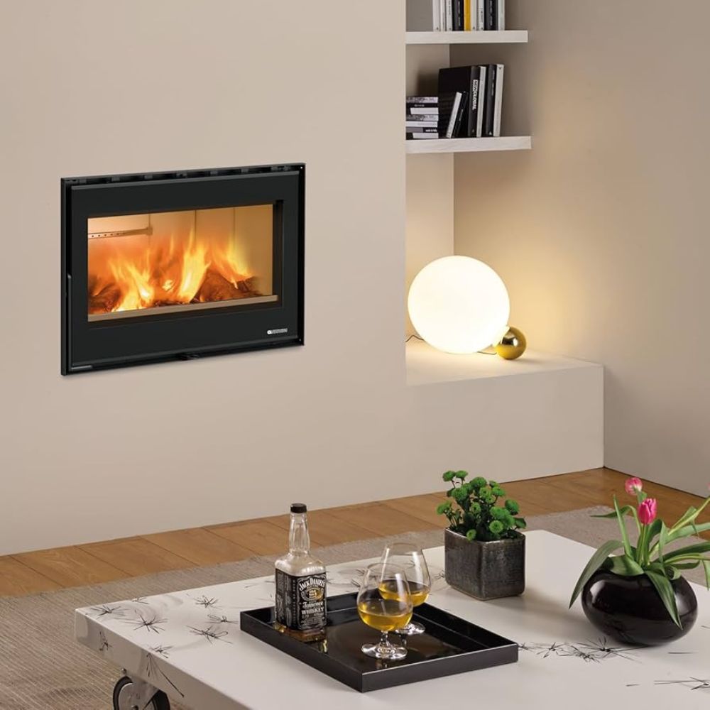 Italiaanse inbouw gietijzeren haard La Nordica Inserto 70 Wide, 7.5kW | Moderne haarden | Haarden |