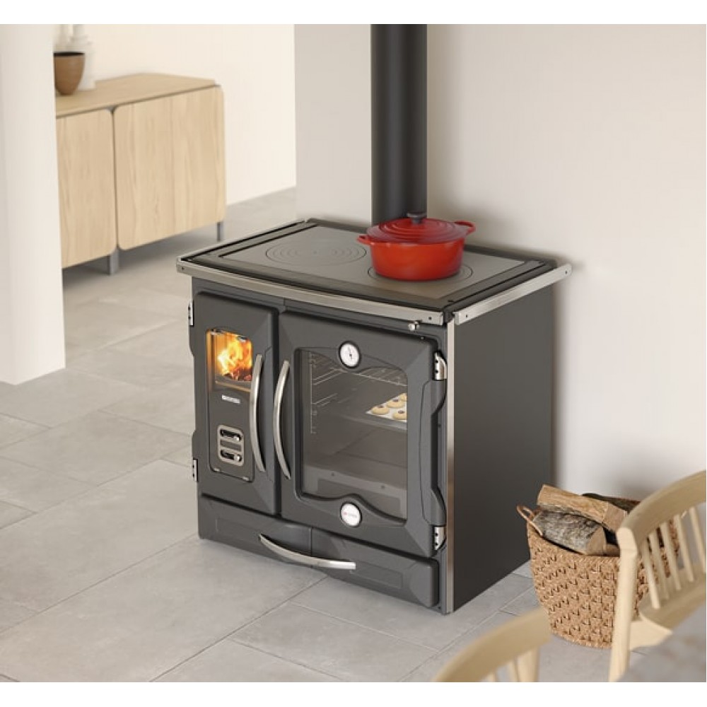 Italiaans hout fornuis La Nordica Suprema, 9kW | Gietijzeren haarden | Haarden |