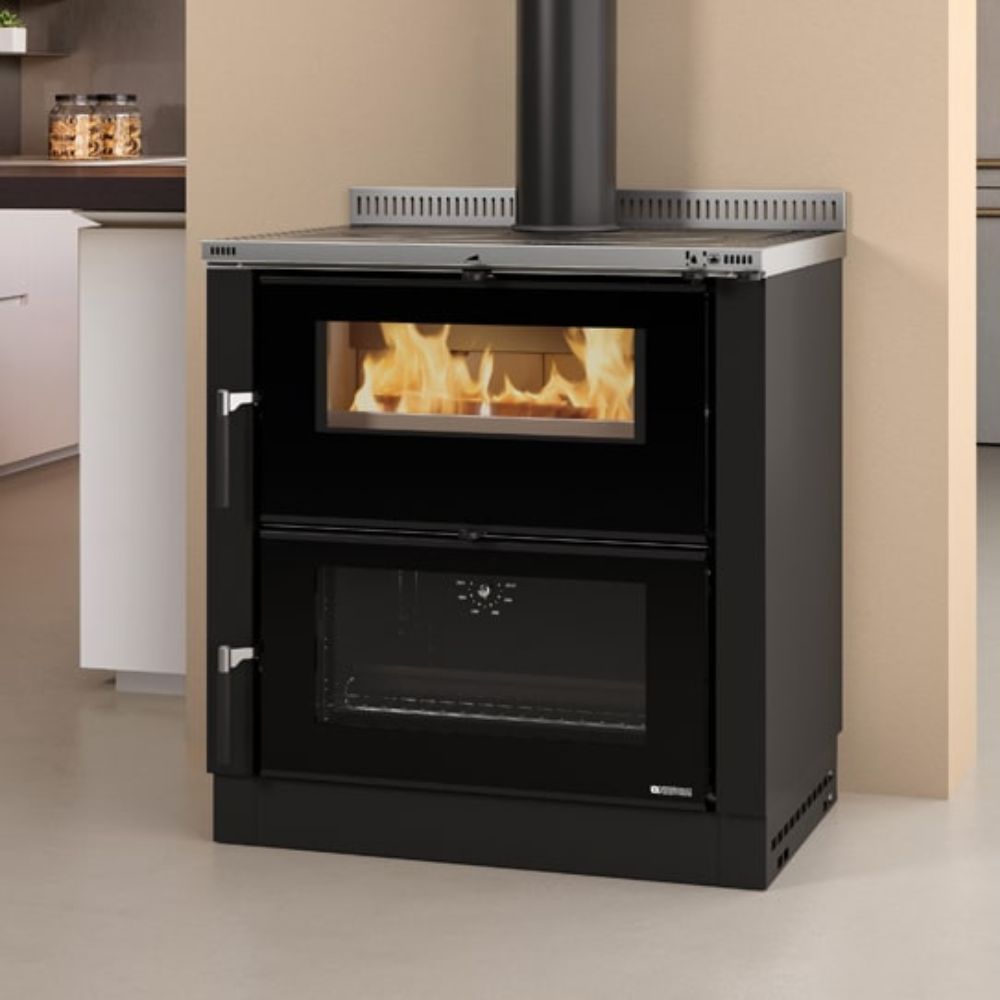 Italiaans hout fornuis La Nordica Verona XXL, 7.1kW | Gietijzeren haarden | Haarden |