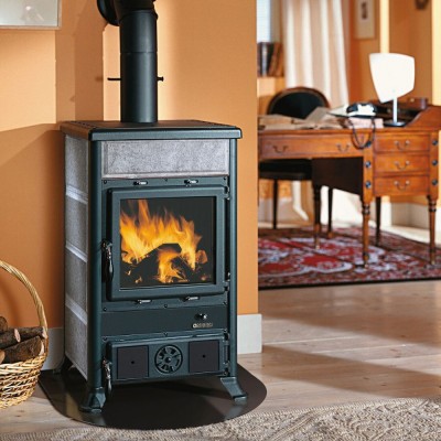 Italiaanse houtkachel La Nordica Rossella R1 natuursteen, 9kW - La Nordica