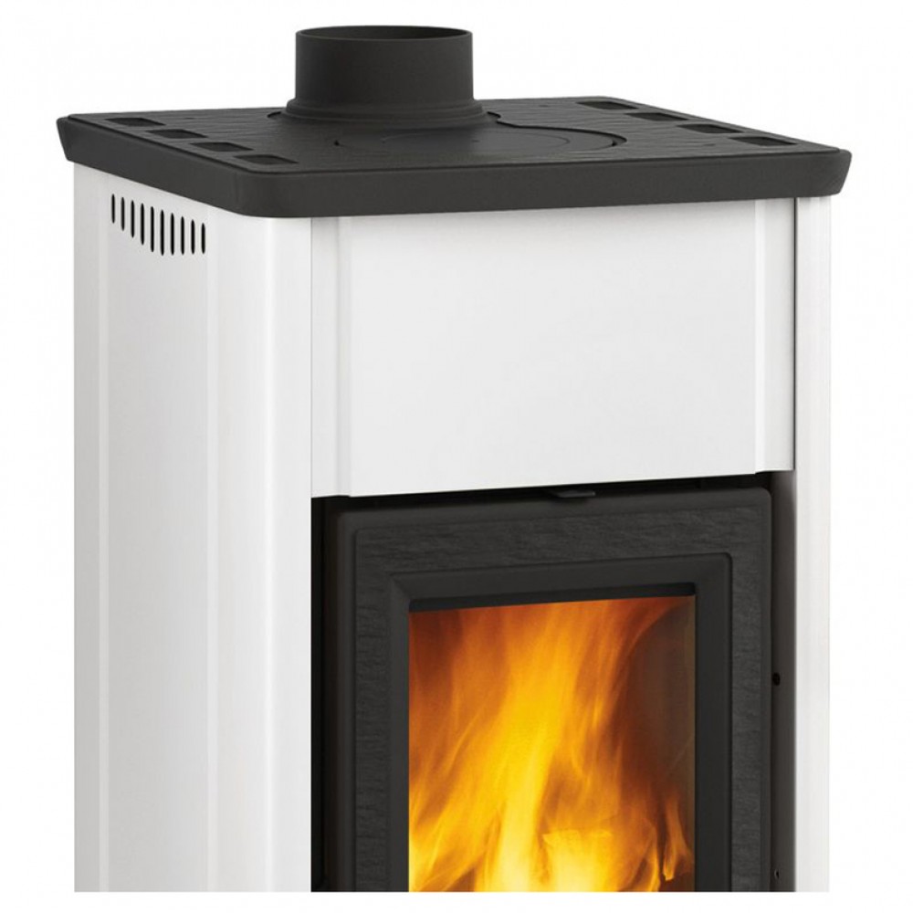 Italiaanse houtkachel La Nordica Tea wit, 7kW | Houtkachels |  |