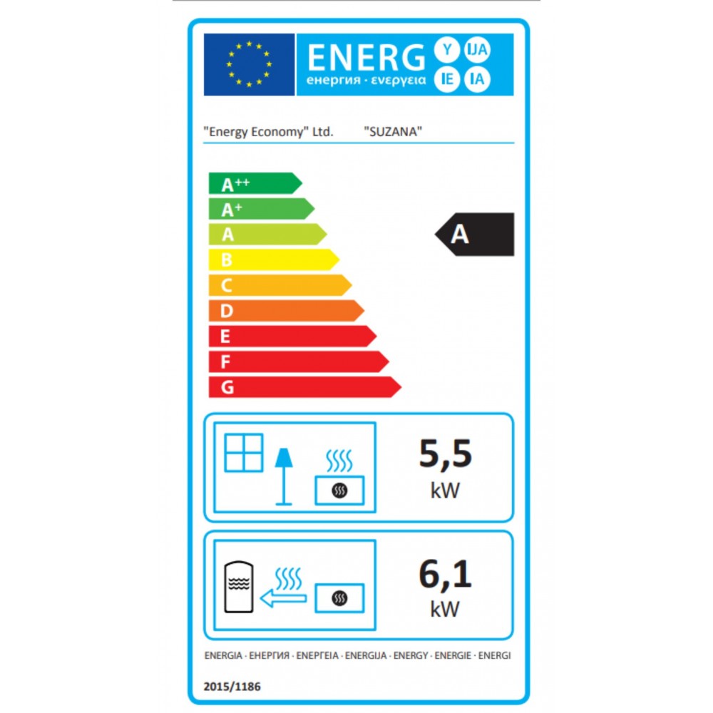 CV houtkachel met oven Balkan Energy Suzana, 11.6kW - 13.43kW | CV houtkachels | Houtkachels |