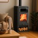 Houtkachel met oven Balkan Energy Troy, 7.8kW | Air houtkachels | Houtkachels |