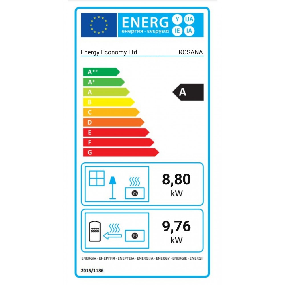 CV houtkachel met oven Balkan Energy Rosana Ceramic, 18.56kW - 21.49kW | CV houtkachels | Houtkachels |