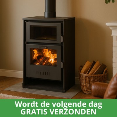 CV houtkachel met oven Balkan Energy Suzana, 11.6kW - 17.5kW - Productenvergelijking