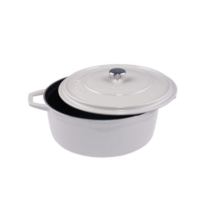 Diepe gietijzeren pot Hosse, Ivory, Ф20 - Productenvergelijking