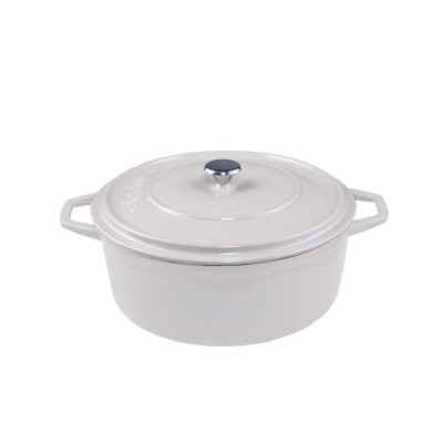 Diepe gietijzeren pot Hosse, Ivory, Ф20 - Productenvergelijking