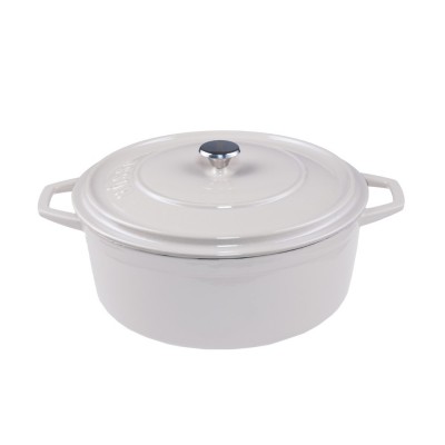 Diepe gietijzeren pot Hosse, Ivory, Ф24 - Productenvergelijking