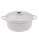 Diepe gietijzeren pot Hosse, Ivory, Ф28 | Gietijzeren pot |  |