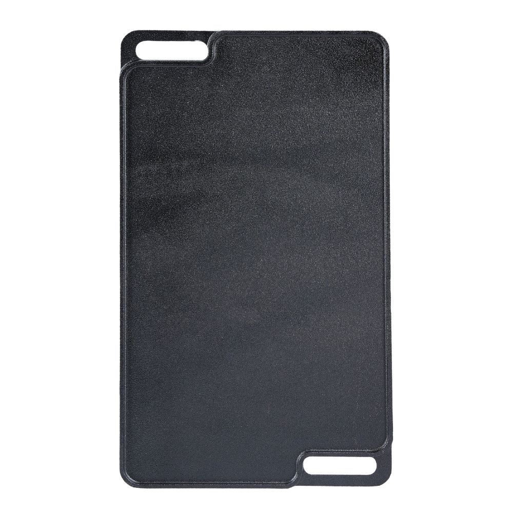 Dubbelzijdige gietijzeren grillplaat, 46x26 cm | Gietijzeren plaat |  |