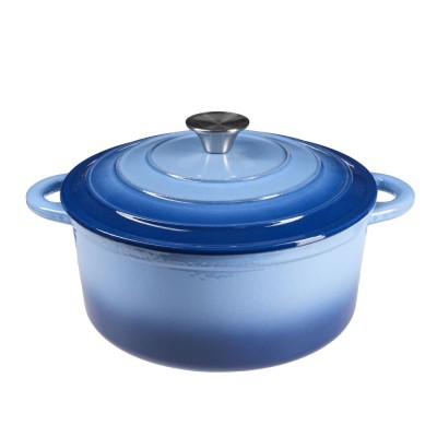 Geëmailleerde gietijzeren pot, Blauw, Ф22 - Productenvergelijking