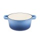 Geëmailleerde gietijzeren pot, Blauw, Ф24 | Gietijzeren pot |  |
