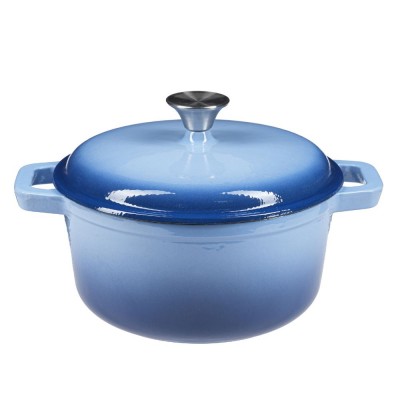 Geëmailleerde gietijzeren pot, Blauw, Ф24 - Productenvergelijking