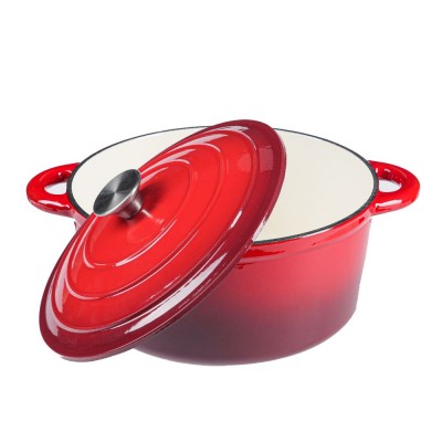 Geëmailleerde gietijzeren pot, Rood, Ф22 - Productenvergelijking
