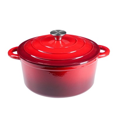 Geëmailleerde gietijzeren pot, Rood, Ф22 - Productenvergelijking