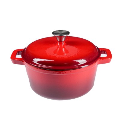 Geëmailleerde gietijzeren pot, Rood, Ф24 - Productenvergelijking
