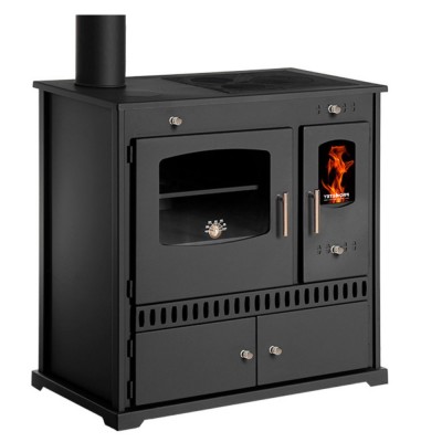 Hout fornuis Prometey Perfect Eco met linker rookkanaal, 7kW - Prometey
