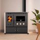 Hout fornuis Prometey Perfect Practik Lux, ivoor, rechter schoorsteen, 9.5kW |  |  |