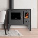 Hout fornuis Prometey Retro Eco met linker rookkanaal, 7kW |  |  |