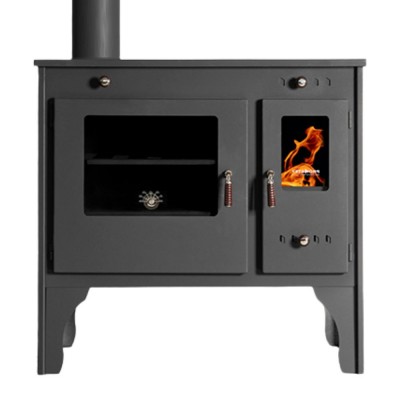 Hout fornuis Prometey Retro Eco met linker rookkanaal, 7kW - Prometey