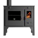 Hout fornuis Prometey Retro Eco met linker rookkanaal, 7kW |  |  |