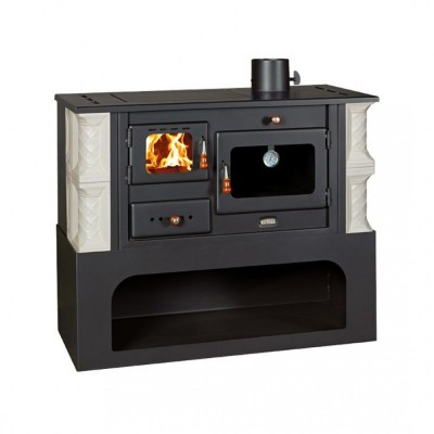 Hout fornuis Prity 1P34-K Alba Rechts, 10.1kW - Houtkachels