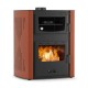 CV houtkachel met oven Velmora Fire ATS HYDRO ΜΑSΙΝΑ 90-30 terracotta, 35kW | CV houtkachels | Houtkachels |