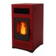Pelletkachel Mytherm Angela TA 10 PRO rood, 10kW | Pelletkachels |  |