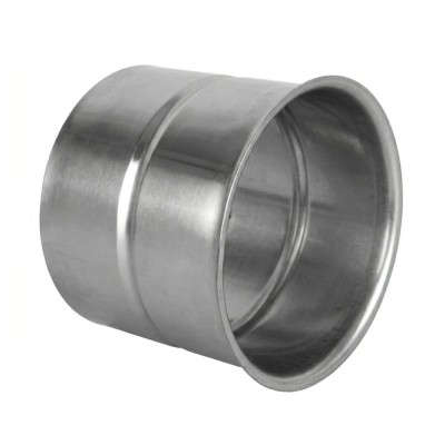 Rozet kachelpijp van staal PARKANEX, Inox, Ø130, Dikte 2mm - Schoorstenen