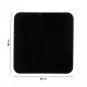Vloerplaat voor kachel, zwart staal 2 mm, afmeting 80x80 cm | Kachel Accessoires |  |