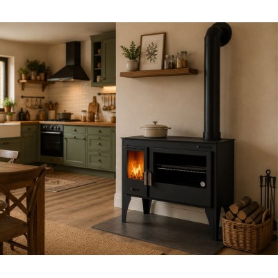 Hout fornuis Velmora Fire ATS ΜΑSΙΝΑ PLUS 500, 11.2kW - Hout fornuis