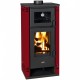 Houtkachel met oven Prity K2 GT F Rood, 8.1 kW | Air houtkachels | Houtkachels |