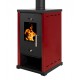 Houtkachel Prometey EKO Mini Bordeaux, 6.4 kW | Houtkachels |  |