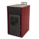 Pelletkachel Mytherm Angela TA 20 rood, 20kW | Pelletkachels |  |