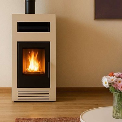 Pelletkachel Mytherm Angela TA 14 PRO beige, 14kW - Pelletkachels