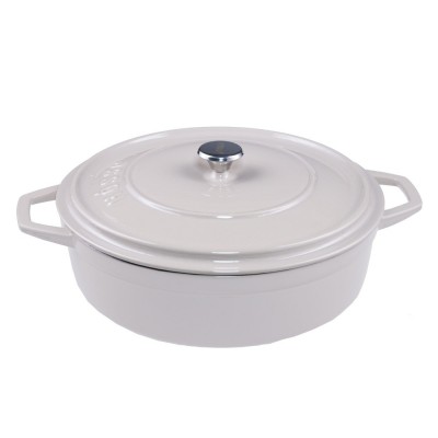 Ondiepe gietijzeren pot Hosse, Ivory, Ф28 - Productenvergelijking