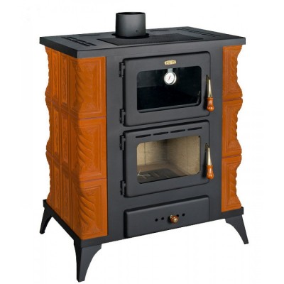 Houtkachel met oven Prity FMS RK Hazelnoot, 12kW - Productenvergelijking