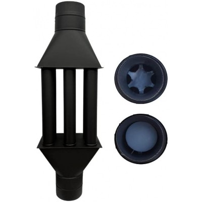 Schoorsteen warmtewisselaar voor houtkachel Typhoon, XL-formaat, Diameter 150mm - Productenvergelijking