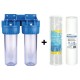 Waterfilterbehuizing Senior 10" met inbegrepen filters | Drinkwatertanks |  |